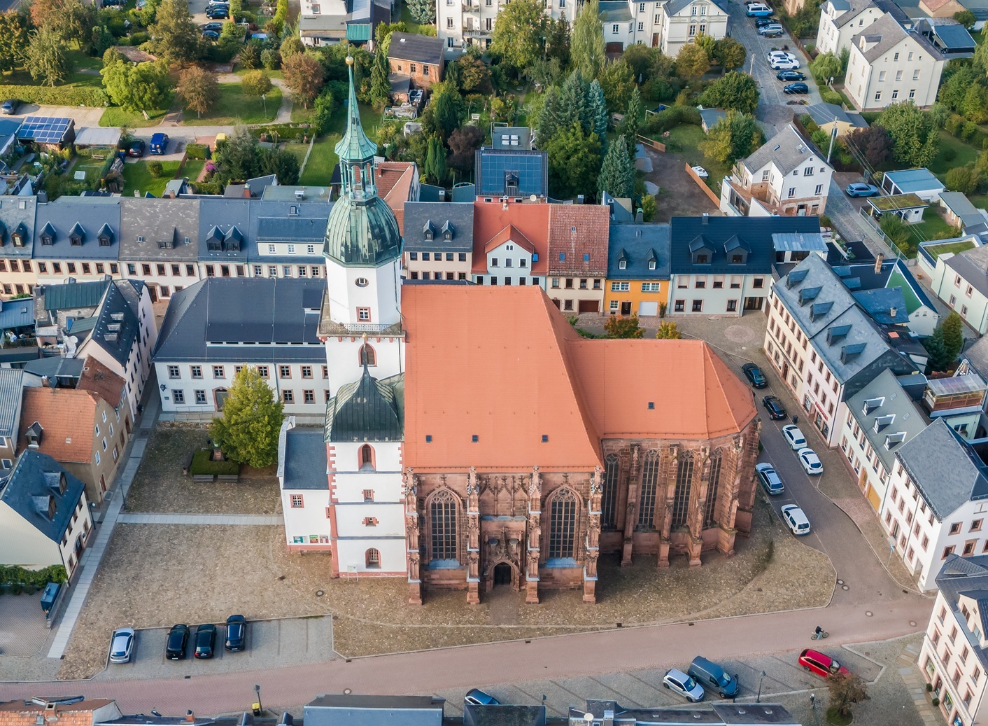 Luftaufnahme der Kunigundenkirche