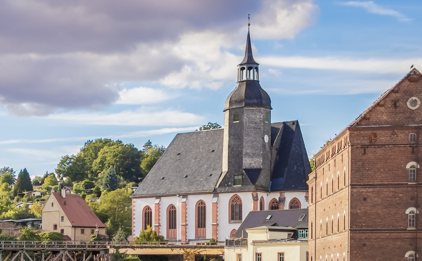 Blick auf die Petrikirche